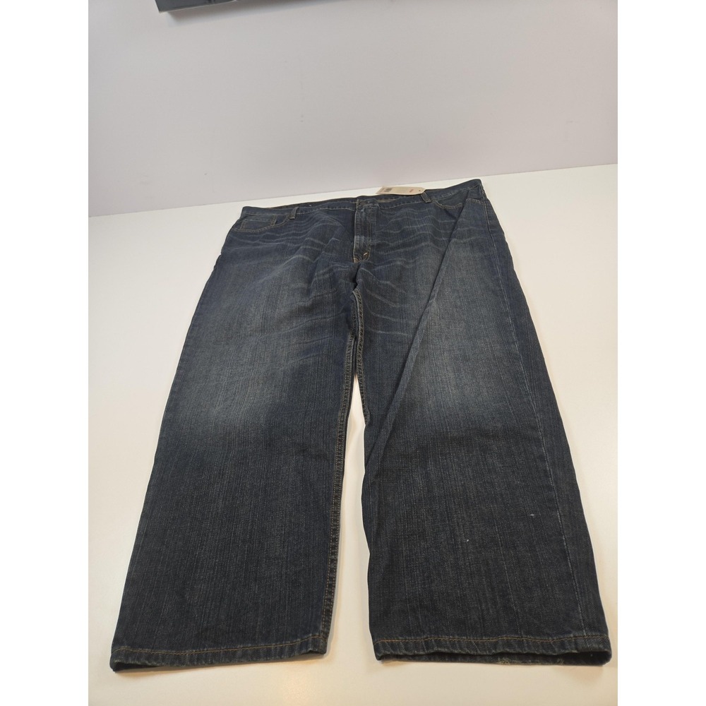 Levis 550 Jeans Mens 54x30 Blue Big & Tall Relaxed Fit Dark Wash Denim Pants